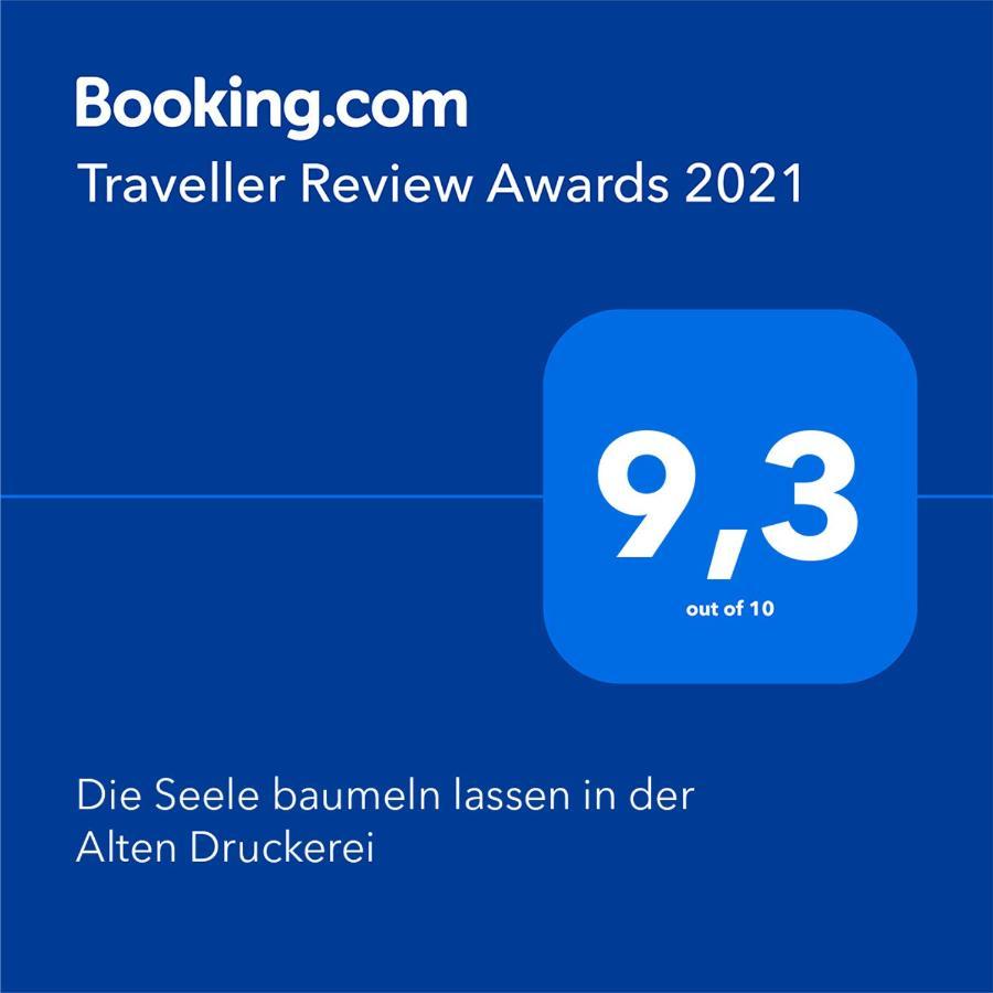 Seele Baumeln Lassen In Der Alten Druckerei Appartement *